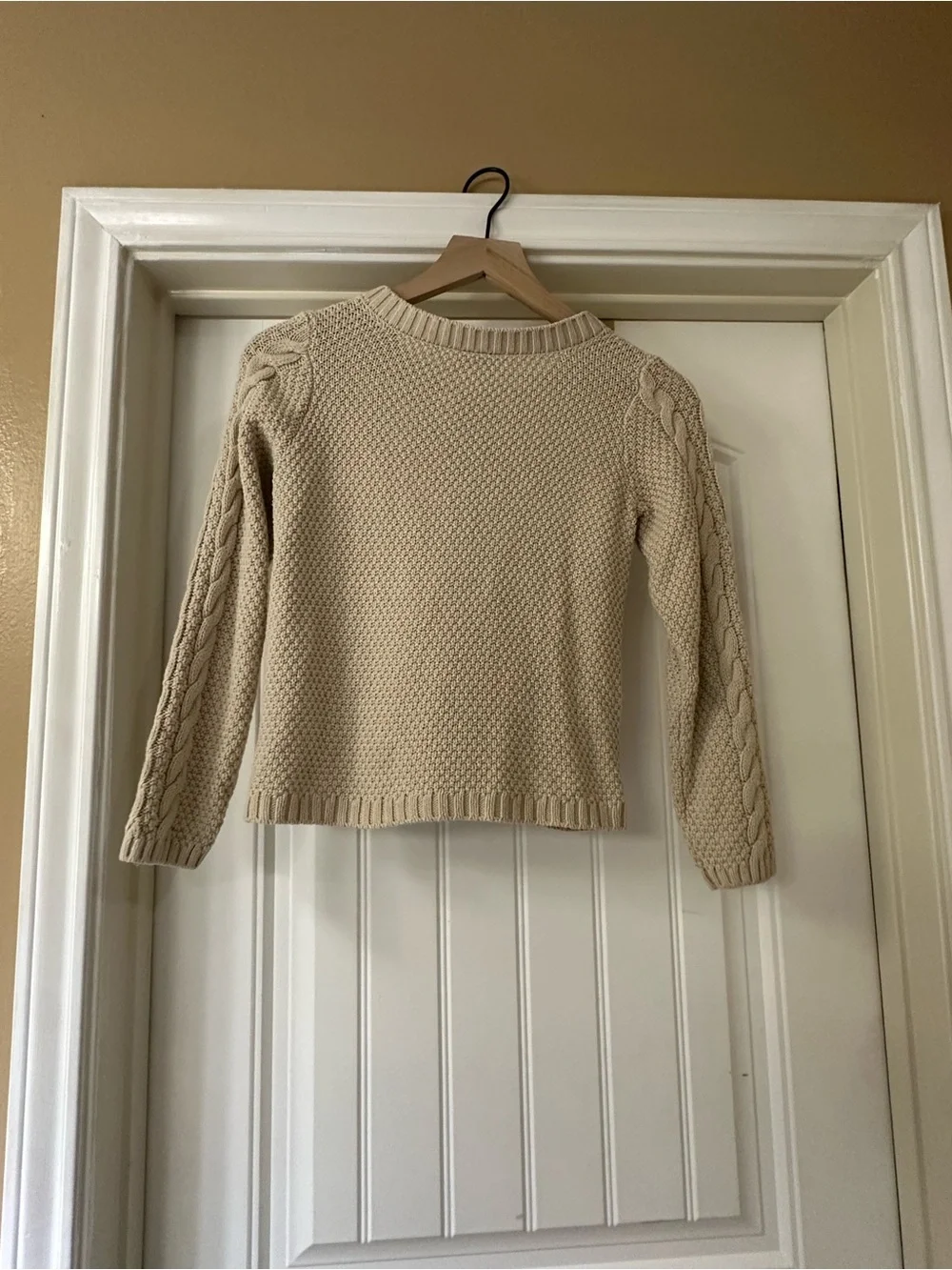 Hanna Andersson Chunky Knit Cardigan size 6/7